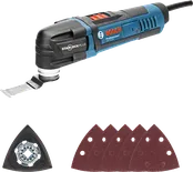 أداة متعددة الاستخدامات Bosch GOP 30-28 مع شفرة Starlock Plus ووسادات الصنفرة.