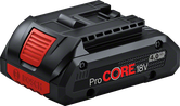 مجموعة بطاريات Bosch ProCORE 18V 4.0Ah.