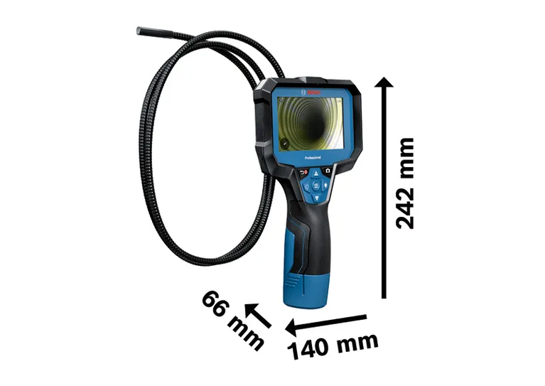 كاميرا فحص Bosch GIC 12V-4-23 C بشاشة عرض 4.3 بوصة.