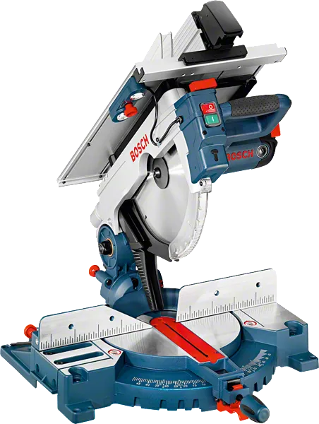 منشار Bosch GTM 12 المركب مع منشار طاولة مدمج.