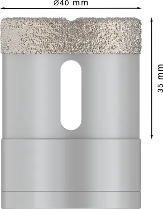 قاطع النواة الجافة السيراميكي Bosch PRO مقاس 40 × 35 مم X-Lock.