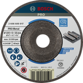 قرص تجليخ المعادن Bosch برو 100 × 6 × 16 مم للمعادن.