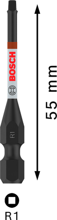 مثقاب Bosch PRO Robertson Impact Bit R1 مقاس 55 مم.