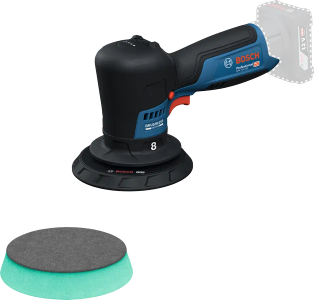 ماكينة الصنفرة العشوائية اللاسلكية Bosch GPX 12V-125.