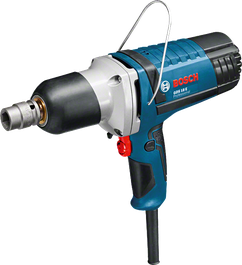 مفتاح التأثير Bosch GDS 18 E مع حامل بت مربع مقاس 1/2 بوصة.