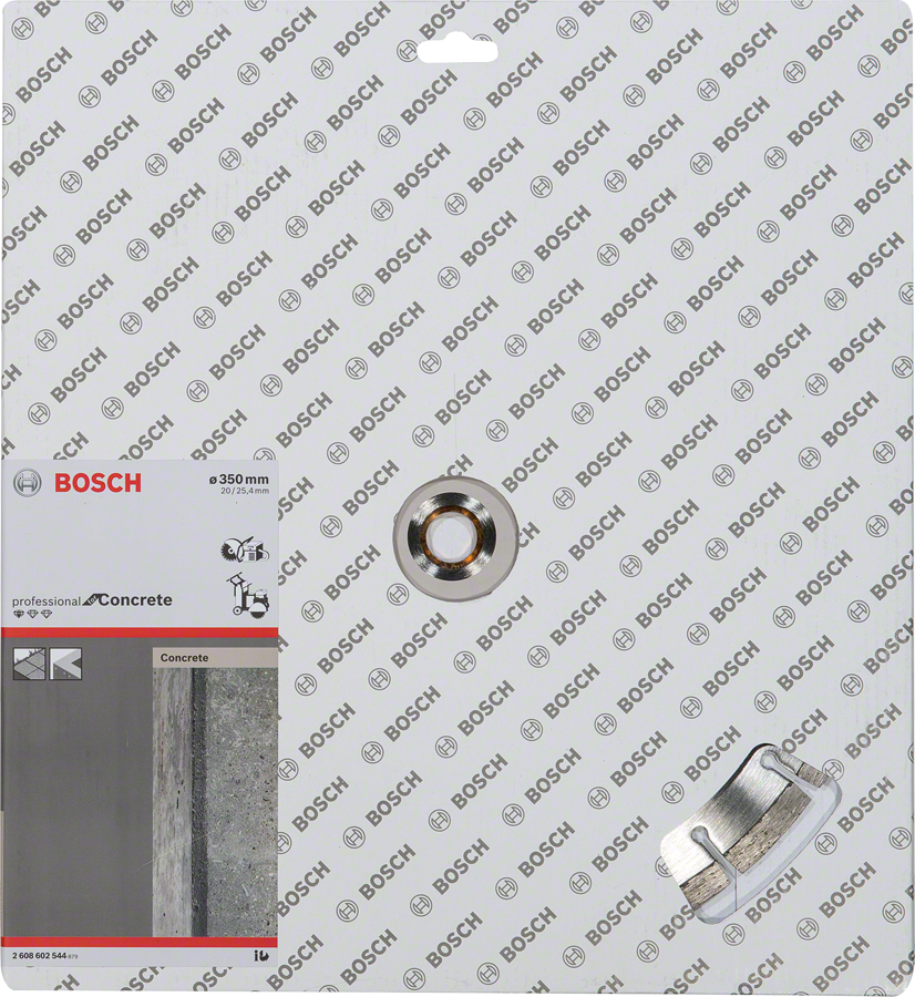 Bosch diamond blade for concrete cutting.