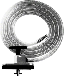 Bosch 1-piece vacuum set with flexible hose.