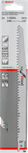 Bosch S 1531L wood reciprocating saw blade for fast cutting.