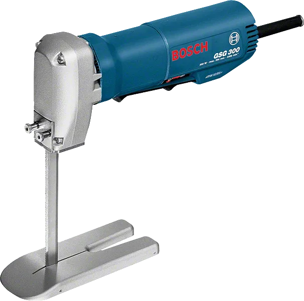 Bosch GSG 300 foam rubber cutter for precise cutting.