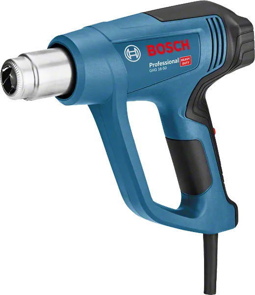 Bosch GHG 16-50 heat gun for adjustable hot air tasks.