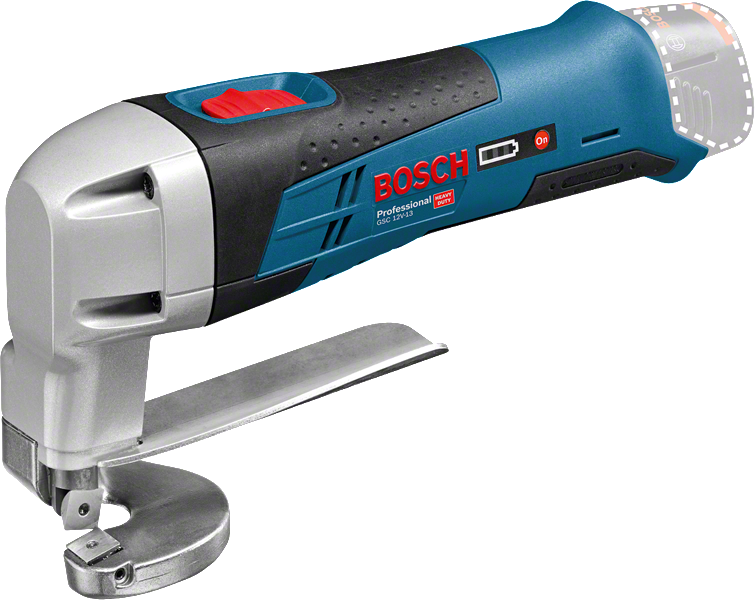 Bosch GSC 12V-13 cordless metal shear tool.