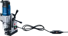 Bosch GBM 50-2 magnetic drill with accessories set.