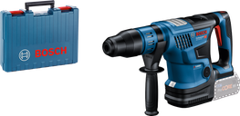 Bosch GBH 18V-36 C rotary hammer with carrying case.