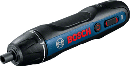 Bosch GO cordless screwdriver with adjustable torque.