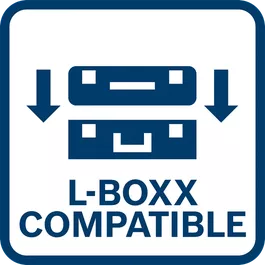  L-Boxx footprint to enable non-slip stackability on top of a L-Boxx