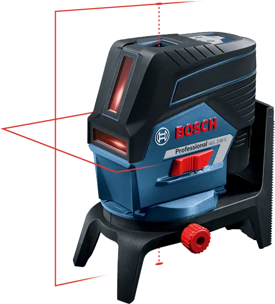 Bosch GCL 2-50 C combi laser leveling tool with 50 m range.