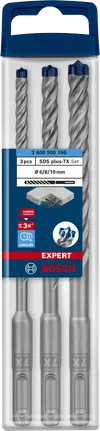 Bosch Expert SDS plus-7X 3-pc drill bit set 6/8/10 mm.
