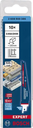 Bosch EXPERT Window Demolition S 956 DHM reciprocating saw blade 10-pc.