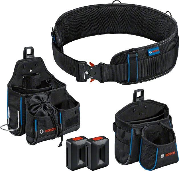 Bosch tool belt kit with pouches and ProClick holders.