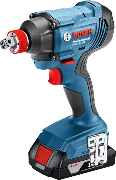Bosch GDX 180-LI cordless impact driver with battery.