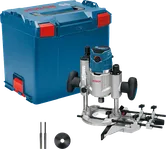 Bosch GOF 1600 CE router with carrying case.