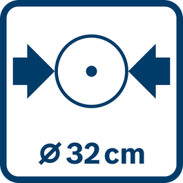 Wheel diameter 32 cm