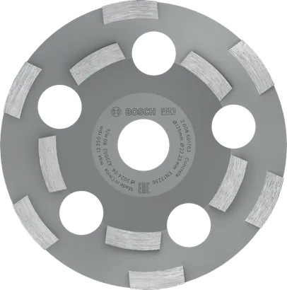 Bosch PRO Abrasive Grinding Head 125 mm segmented disc.