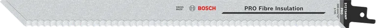 Bosch PRO Fibre Insulation S1213AWP blade with serrated edge.