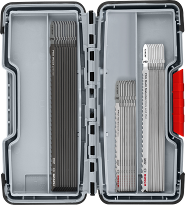 Bosch PRO Wood and Metal Rough Cut Set, 30 jigsaw blades.