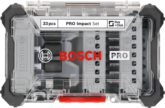 Bosch PRO Impact screwdriver bit set 33 pcs.