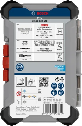 Bosch PRO Impact Mixed Set 35 pcs.