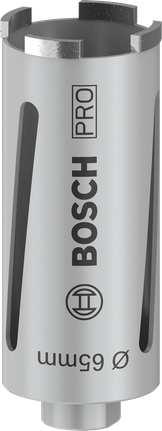 Bosch PRO Core Cutter dry 65mm with G 1/2-inch shank.