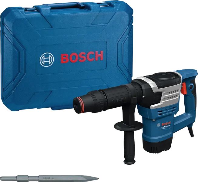 Bosch GSH 5 HX SDS max demolition hammer with carry case.