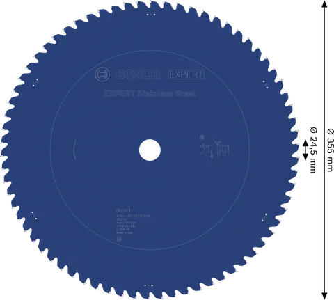 Bosch EXPERT Stainless Steel circular saw blade, 355 mm.