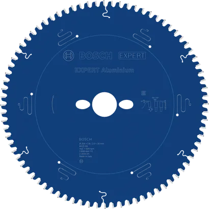 Bosch EXPERT Aluminium circular saw blade for precise metal cutting.