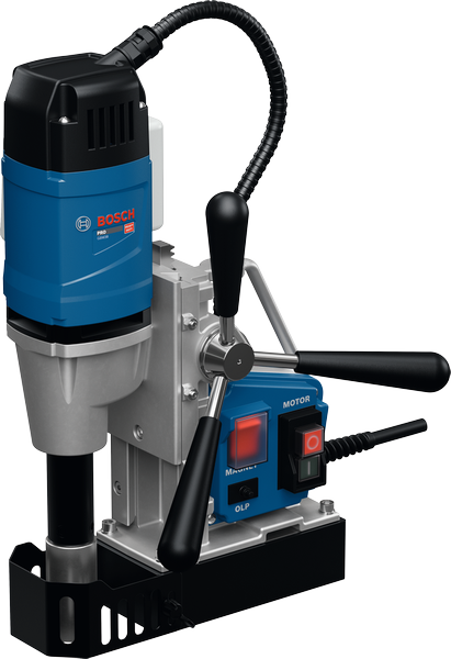 Bosch GBM 38 HD magnetic drill with heavy-duty motor.