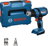 Bosch GHG 18V-50 cordless heat gun with accessories.