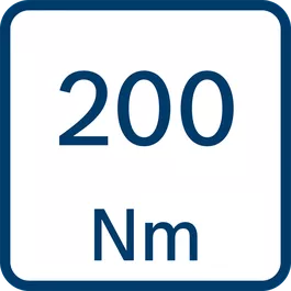 Cuplu de 200 Nm 