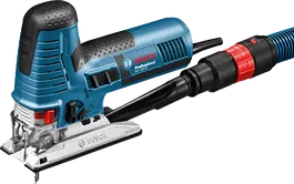 Ferăstrău vertical Bosch GST 160 CE cu o putere de intrare de 800 W.