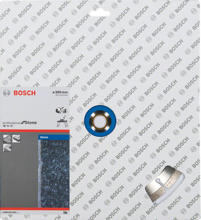 Disc diamantat Bosch pentru tăiere piatră, 300 mm.