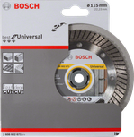 Disc de tăiere diamantat Bosch Universal 115 mm.