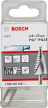 Burghiu în trepte Bosch HSS 6-37 mm pentru metal și PVC.
