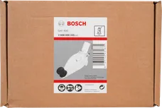 Placă de bază Bosch cu mâner și orificiu de evacuare a prafului.