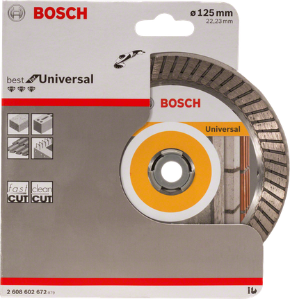 Disc de tăiere diamantat Bosch 125 mm.
