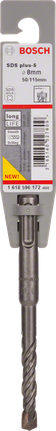 Burghiu cu percuție Bosch SDS plus-5 de 8 mm.