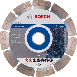 Disc diamantat de tăiere Bosch Standard for Stone, 150 mm.