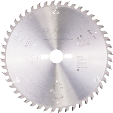Lamă de ferăstrău circular Bosch Expert pentru panouri laminate.
