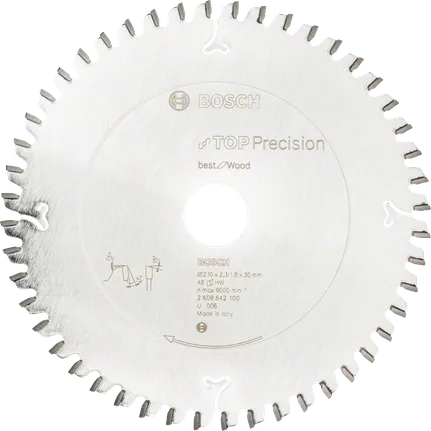 Lamă de ferăstrău circular Bosch Top Precision Best for Wood.