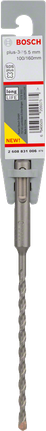 Burghiu pentru ciocan perforator Bosch SDS plus-3 de 5 mm.
