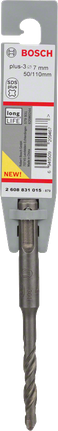 Burghiu cu percuție Bosch SDS plus-3 de 7 mm.